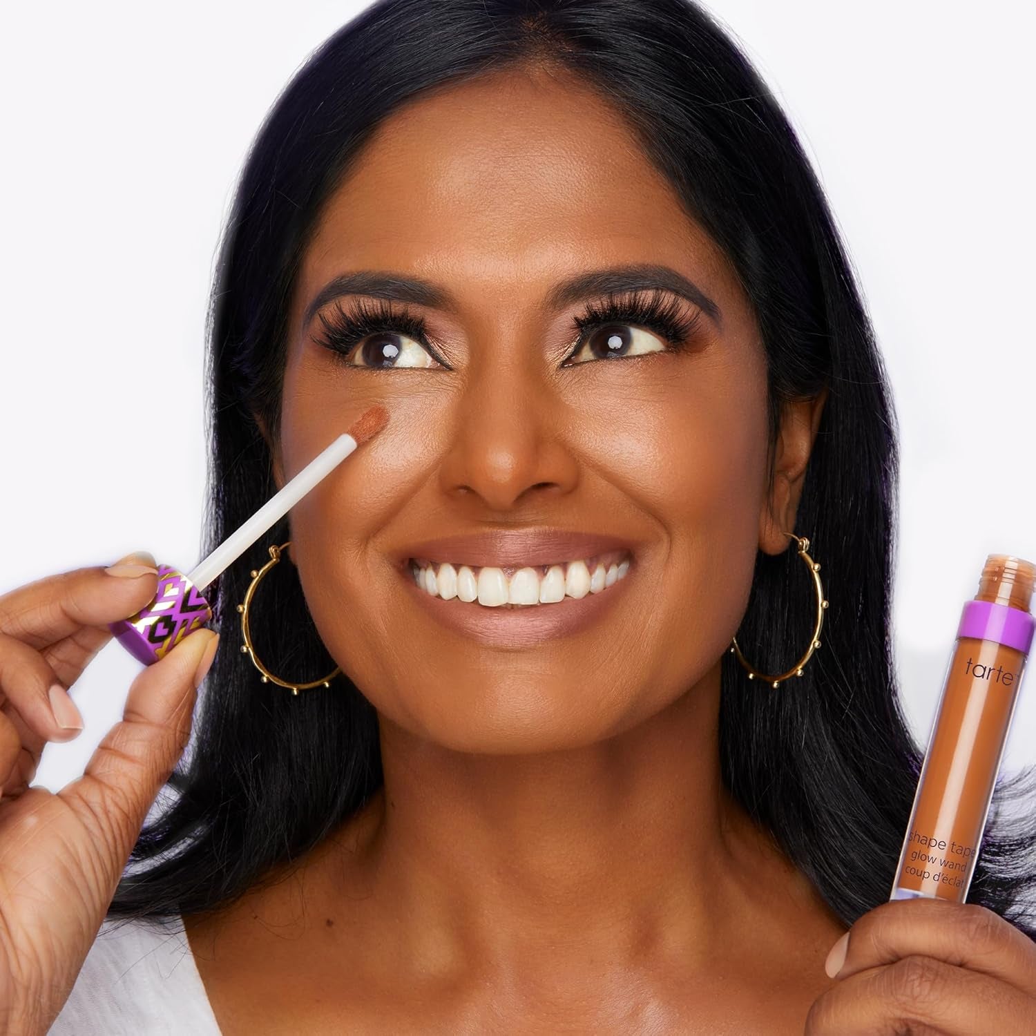 Tarte Shape Tape Glow Wand – Sheer Liquid Highlighter with Mineral Pigments & Shea Butter for Hydrated Radiant Appearance, Vegan & Cruelty Free